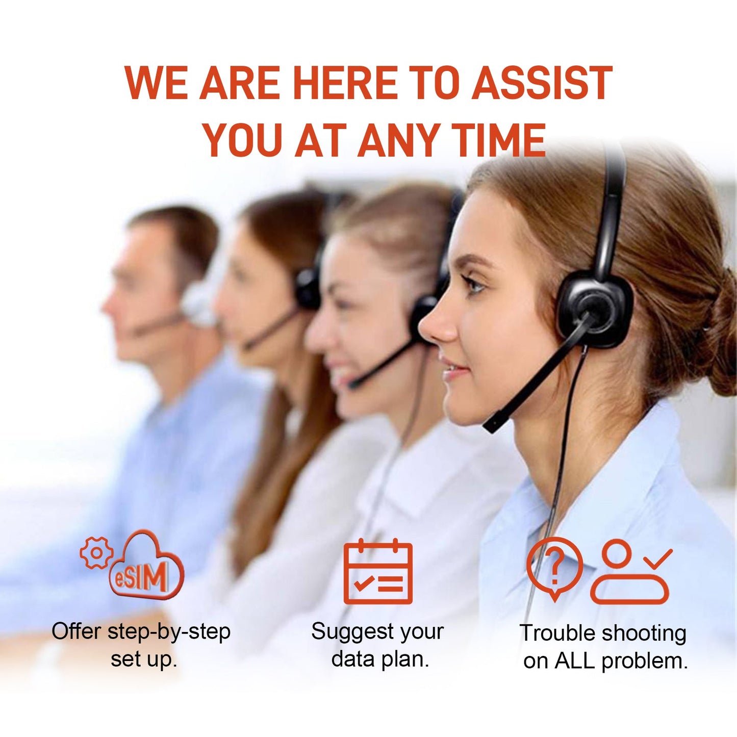 Unlimited Data eSIM|Europe, USA & 49 More Countries |No Contract|Flexible Plans