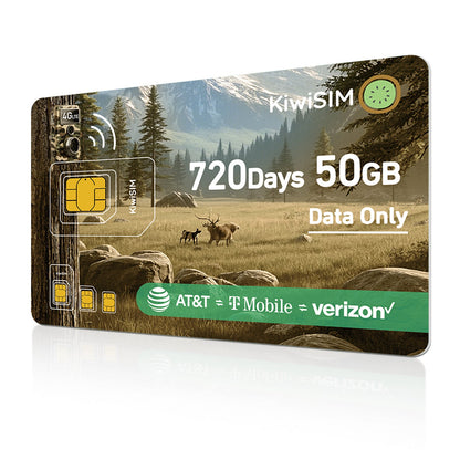50GB 2 Years | For Trail Camera & Security Camera