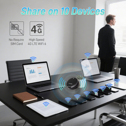 UFO MiFi | SIM Card Included | Free 1GB | Nationwide U.S. Coverage | Black