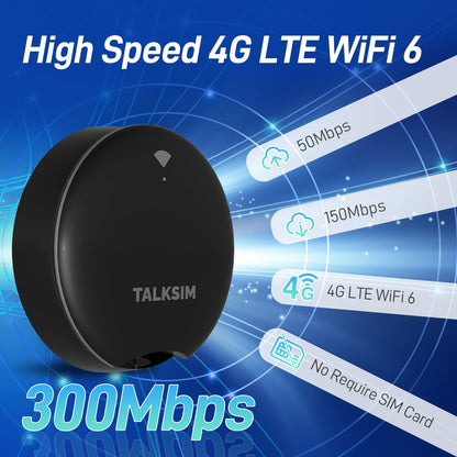 UFO MiFi | SIM Card Included | Free 1GB | Nationwide U.S. Coverage | Black