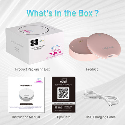 UFO MiFi | SIM Card Included | Free 1GB | Nationwide U.S. Coverage | White