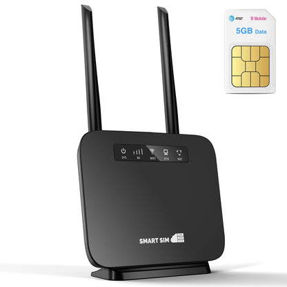 4G LTE WiFi Router | Data SIM Included