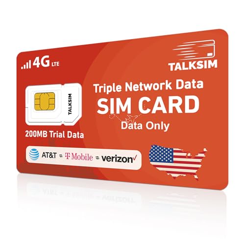 TALKSIM Data Only SIM Card 4G LTE