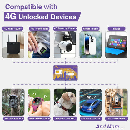 24GB for 365 Days | Compatible with 4G Unlocked Devices