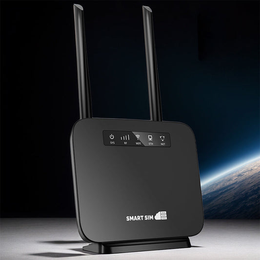 SmartSim 4G LTE WiFi Router with Sim Card, Portable Modem WiFi Router, 300Mbps WiFi, CAT4, Support AT&T and T-Mobile, 3000mAh Battery, Data Included