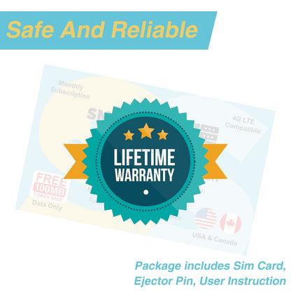 Free 100MB | Prepaid Data only SIM